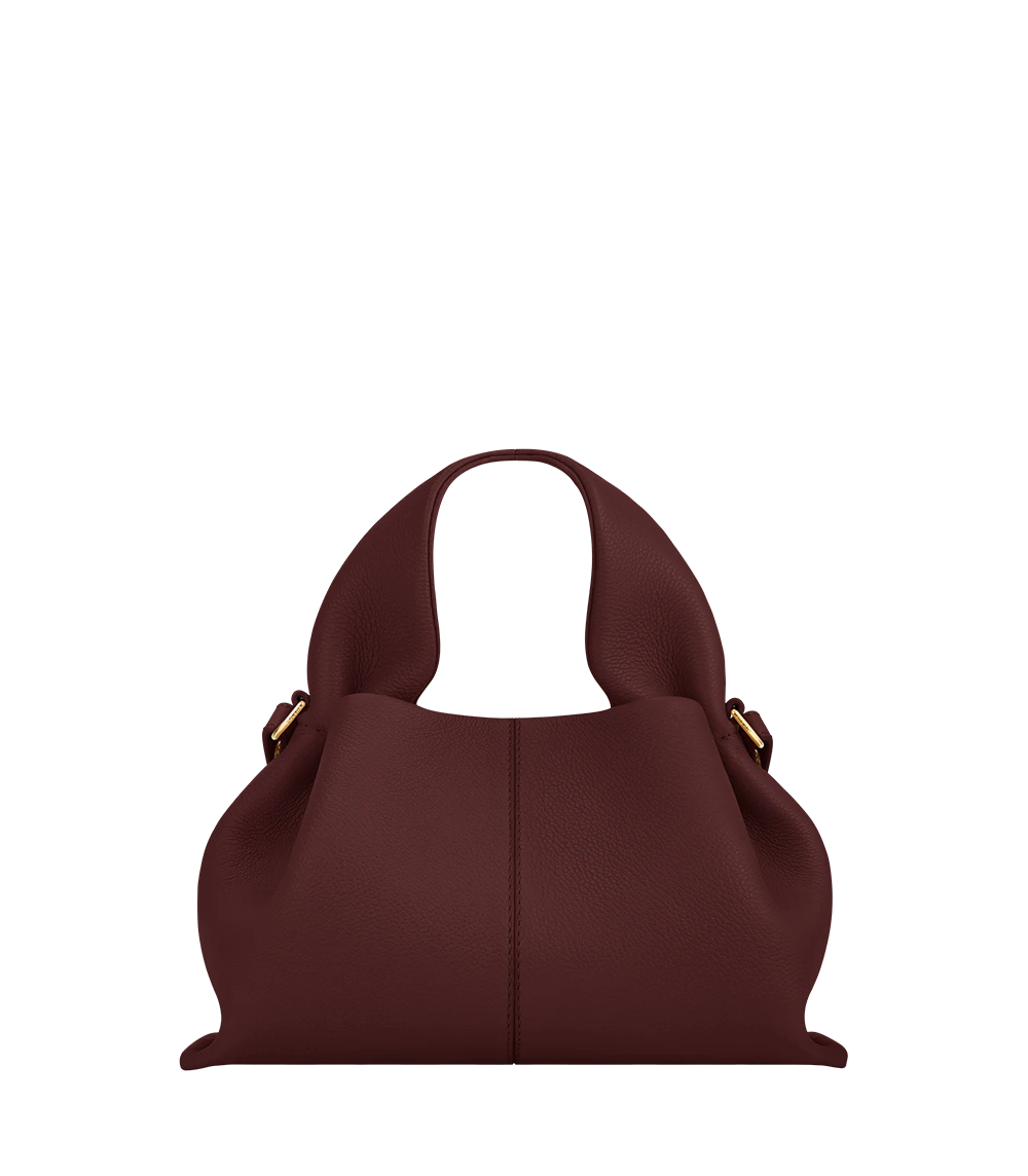 Elegant Burgundy Handbag